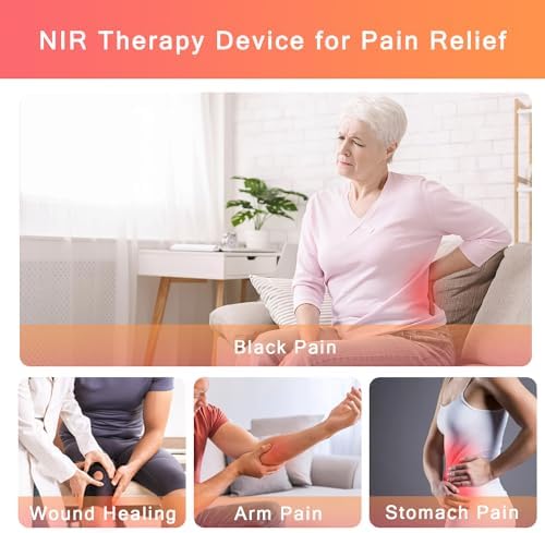 bonodave Red Light Therapy for Body, 19.8" x 12" Infrared Light Therapy Pad XL Large Red Infrared Heating Therapy Wrap Pad Belt for Back Shoulder Leg Relief Home Office Use, Ideal Gift - Image 6
