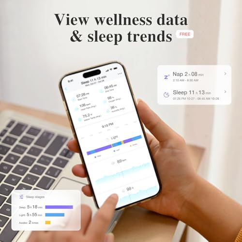 Sense-U Smart Sock Shoe 2 (Long Range) Baby Monitor with Access from Anywhere: Track Heart Rate, Sleep Patterns, with Transmissive PPG Foot Sensor - Image 6