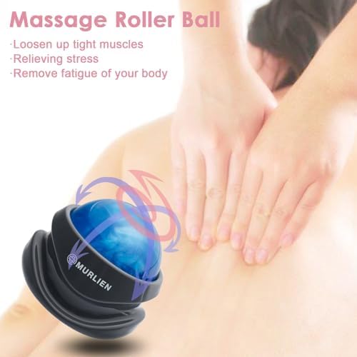 Massage Roller Ball, Tight and Sore Muscles Relief, Manual Massager, Alleviating Shoulder, Arms, Back, Legs, Calves or Muscle Tension - Image 5
