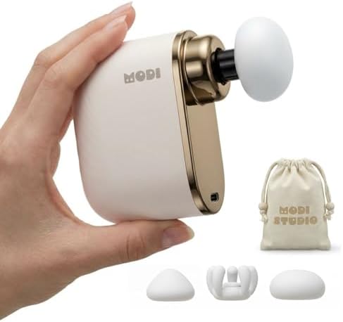 Modi Mini Massage Gun | Portable Powerful 3200RPM Handheld Massager | High Intensity Muscle Massager | Massage Gun Deep Tissue | Lightweight Percussion Body Massager Gun Relief | Airplane Safe by Unknown