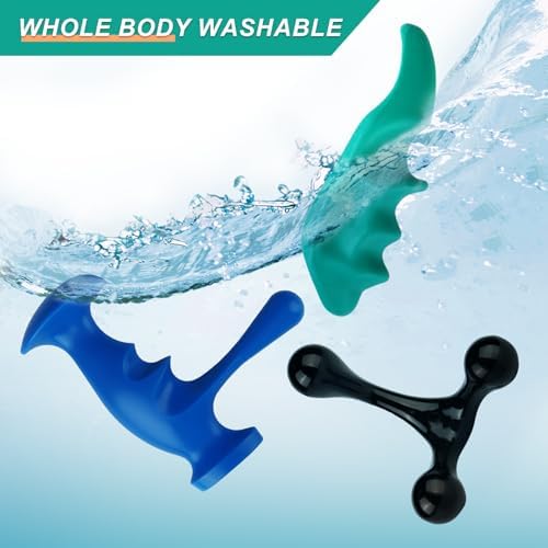 Trigger Point Massage Tool Set, 3 Pack Manual Body Massagers - Image 6