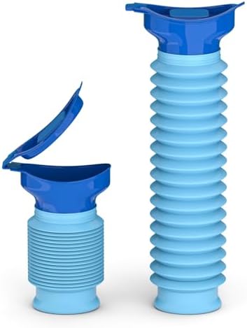 Pee Bottles for Men, Adjustable Emergency Urinal 750ml, Car Pee Bottle for Men and Women, Portable Toilet for Car, Shrinkable Personal Mobile Toilet,Urine Bottle, Travelling, Traffic Jams & Hiking by KkaFFeHealth