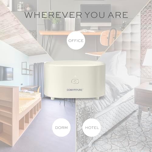 Conair Portable Small Air Purifier, Rechargeable Corded/Cordless, HEPA Air Filter, Allergy Relief, Dust, Pollen, Odor Control, Bedroom, Dorm Room, Small Room - Image 5