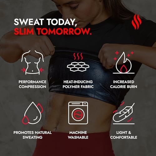 Sweat Shaper Women's Athletic Tee, Short Sleeve High-Performance Compression T-Shirt, Performance Baselayer Workout Shirt - Image 5