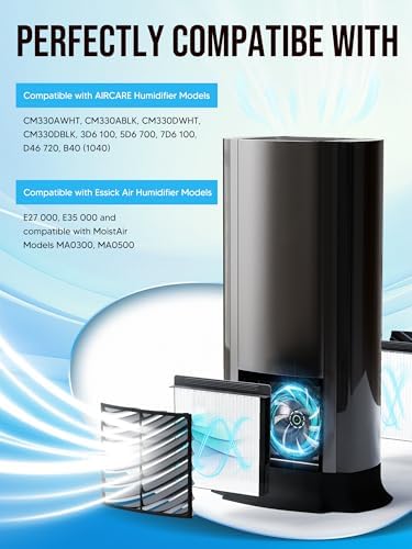 1040 Super Wick Humidifier Filter Replacement for Essick Air AIRCARE Humidifiers Filter B40 B40-C 3D6 100 5D6 700 7D6 100 D46 720 CM330AWHT CM330ABLK CM330DWHT CM330DBLK - 2 Pack - Image 2