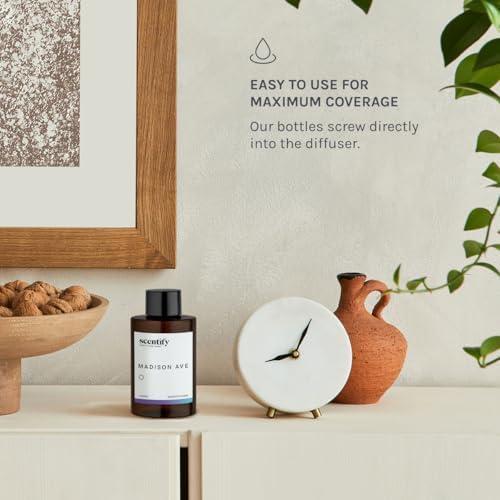 Scentify Madison Ave Aroma Oil Refill Scent for Oil Diffusers – Cassis Blossom, Mandarin, Neroli & White Woods – Luxurious Relaxing Aromatherapy Diffuser Fragrance 100ml, 3.38 oz - Image 5