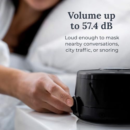 Yogasleep Dohm Classic (Black) The Original White Noise Machine, Soothing Natural Sound from a Real Fan, Noise Cancelling for Office Privacy, Travel & Meditation, Sleep Therapy for Adults & Baby - Image 3