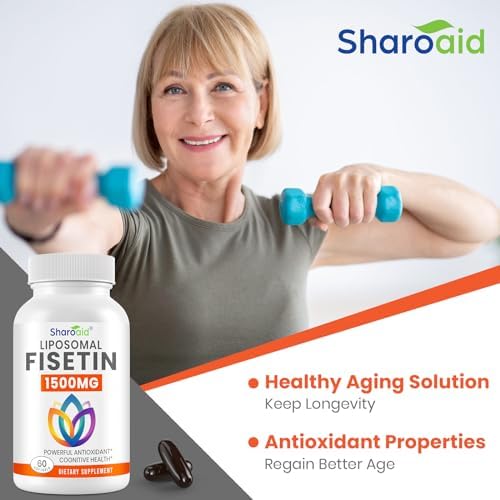 1500mg Fisetin Supplements - Powerful Absorption with Liposomal Delivery,98% Pure Fisetin,Polyphenol Antioxidant for Healthy Aging,Non-GMO - 2 Bottles, 120 Softgels for Adults - Image 4