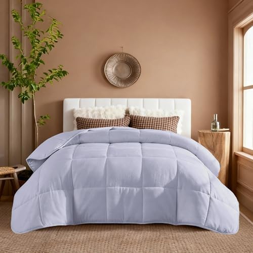 YnM Weighted Blanket King/CA King 50lbs, The Heaviest Oversized Weighted Blanket, Warm & Fluffy Throw (Neutral Grey, 50lbs, 104" Lx90 W) by YNM