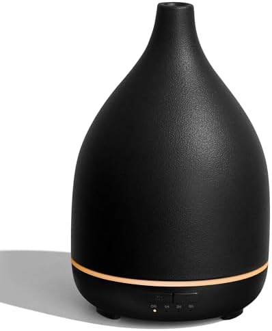 InnoGear 300ml Ceramic Essential Oil Diffuser, Diffusers for Home, Black by InnoGear