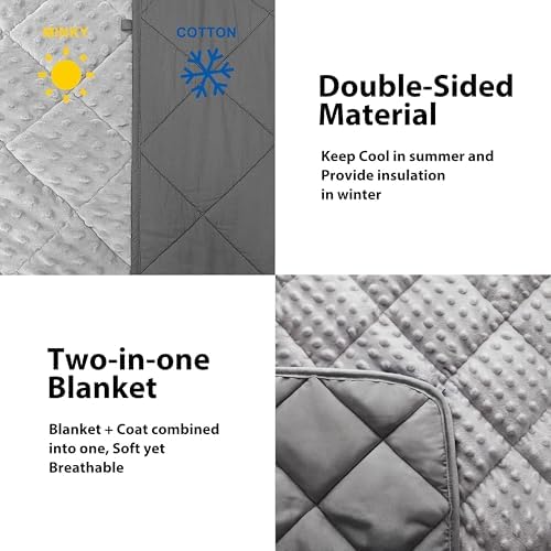 MAXTID Weighted Blanket for Kids 10 lbs 41x60 Double Heavy Blanket Gift for Children - Image 4