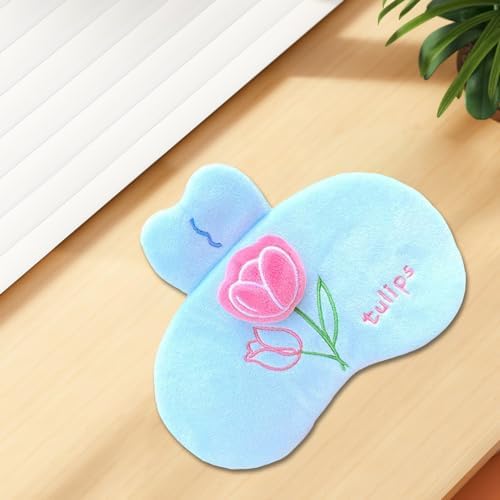 PERFECTSIGHT Cute Sleep Eye Masks (Blue Tulip) - Image 4