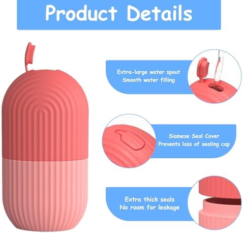 3 Pack Ice Roller for Face Eyes Women Facial Depuffer,Skin Care,Ice Pack Neck Massager,Cooling &Smoothing,Beauty Essentials(Pink) - Image 5