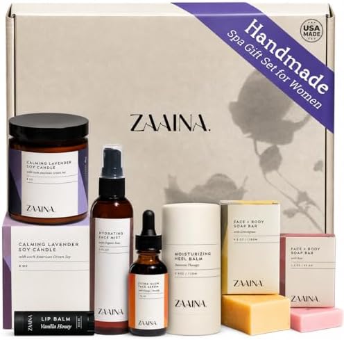 ZAAINA Spa Gift Set for Women | Self Care Gift Box | Natural Bath Set by ZAAINA