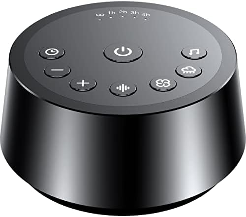 Color Noise Sound Machines with 25 Soothing Sounds Sleep White Noise Machine 32 Volume Levels 5 Timers and 4 Sound Categories and Memory Function for Home Office and Travel by ColorNoise