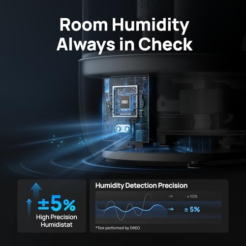 DREO 6L Smart Humidifiers for Bedroom, Large Room, 60H Runtime, Quiet 28dB - Image 4