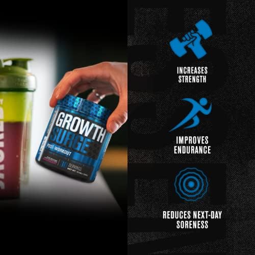 Jacked Factory Growth Surge Creatine Post Workout w/L-Carnitine - Daily Muscle Builder & Recovery Supplement with Creatine Monohydrate, Betaine, L-Carnitine L-Tartrate - 30 Servings, Fruit Punch - Image 3