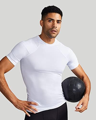 Tommie Copper Shoulder Support Shirt for Men, Posture Corrector Compression Shirt with UPF 50 Sun Protection - Image 4