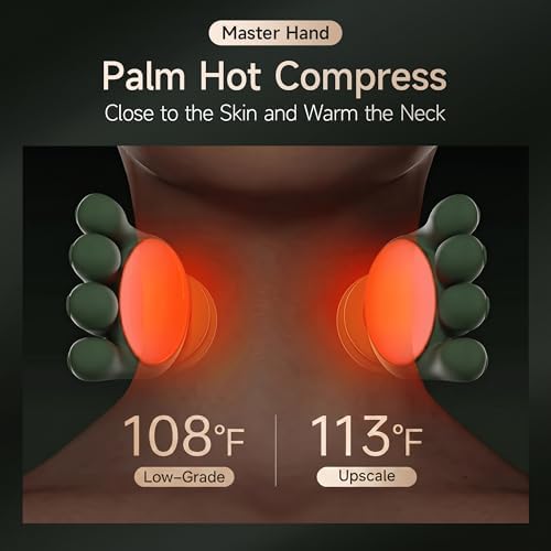 noxen Cordless Neck Massager Upgraded with Remote Control & Digital Display. 4D Neck, Shoulder and Back Massager with Heat for Pain Relief, Deep Tissue and Relaxing Massage - Image 4