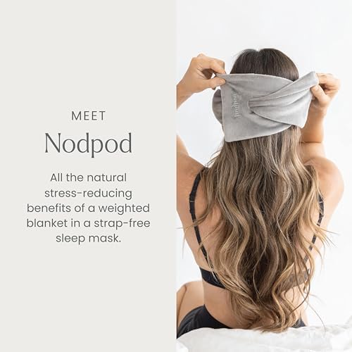 nodpod Patented Gentle Pressure Sleep Mask, Weighted Eye Mask - Image 2