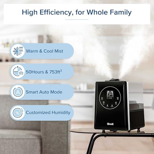 Levoit LV600HH 6L Warm&Cool Mist Humidifier for Bedroom Large Room Home - Image 2