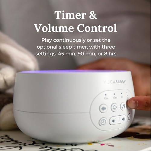 Yogasleep Dreamcenter Multi Sound White Noise Machine with Night Light, Sleep Timer, 26 Soothing Sounds for Travel, Noise Canceling for Office Privacy, Sleep Aid for Adults & Baby, Registry Gift - Image 4