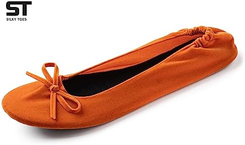Velvet Foldable Flats for Women, Portable Ballet Shoes for Travel & Events - Image 3