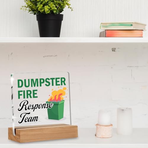 Dumpster Fire Desk Accessories, Funny Office Gifts for Women Men Coworkers - Image 4