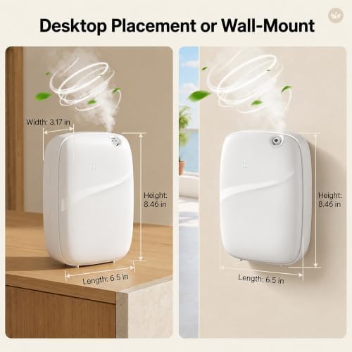 Waterless Essential Oil Diffuser, App Control, 400ml, 2,000 Sq Ft - Image 3