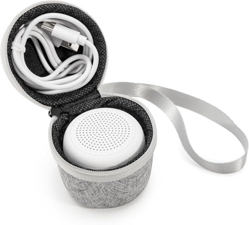 Babelio Portable White Noise Machine + Travel Case in Grey, for Adults Kids Baby - Image 2