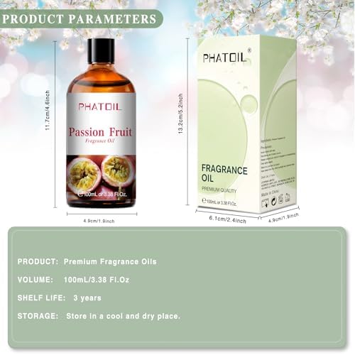PHATOIL Passion Fruit Fragrance Oil for Diffuser Aromatherapy 3.38FL.OZ - Image 6