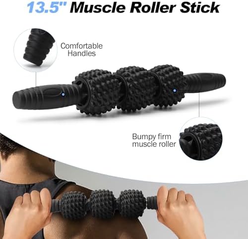 5 in 1 Foam Roller Set High Density Patented Foam Roller for Exercise - Image 3