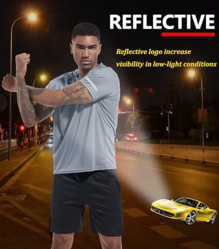 Boyzn 1, 3, 5 or 7 Pack Men's Workout Running Shirts, Dry Fit Moisture Wicking T-Shirt, Gym Athletic Short Sleeve Tee Shirts - Image 5