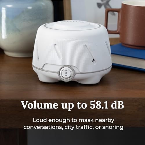 Yogasleep Dohm (White/Gray) The Original White Noise Machine, Relaxing Natural Sound from a Real Fan, Sleep Aid & Noise Cancelling for Adults & Baby, Office Privacy & Meditation, Baby Registry - Image 3