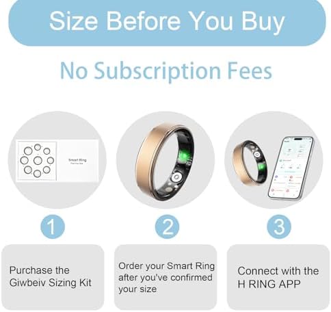 Smart Ring for Women and Men, Fitness Health Tracker Ring - Image 2