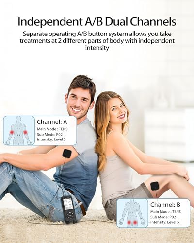 TENS Unit Muscle Stimulator for Pain Relief Therapy, 22 Modes EMS TENS Machine, Electronic Muscle Relaxer for Shoulder Pain Relief, Back Pain, Shoulder Neck Pain Relief - Image 5