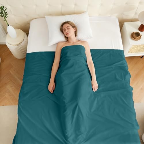 Bulk Twin Flat Sheets Only, 6 Pack Quick Sort Top Bed Sheet, Color-Coded Label Threads, Wrinkle-Free Shrinkage Durable Microfiber Hotel Motel Airb&bs Essentials for Hosts (66"x96",Teal) - Image 7