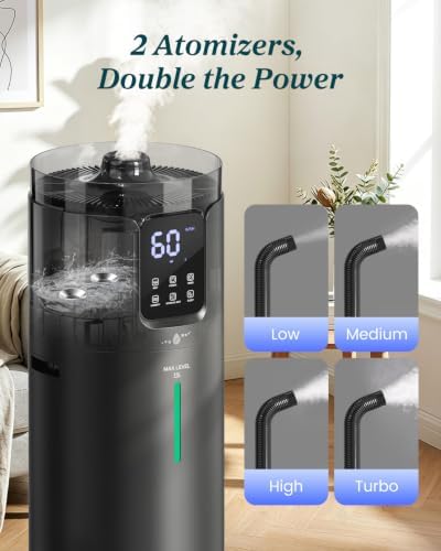 Lacidoll 16L Cool Mist Humidifiers for Large Room Whole House 1500 sq.ft - Image 6