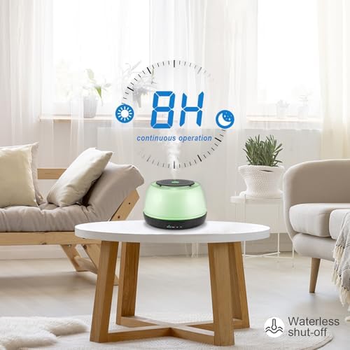 Marchred 300ML Essential Oil Diffuser - 8-Hour Aromatherapy with Remote Control, 7-Color LED Lights, 4 Timer Settings for Home - Image 6