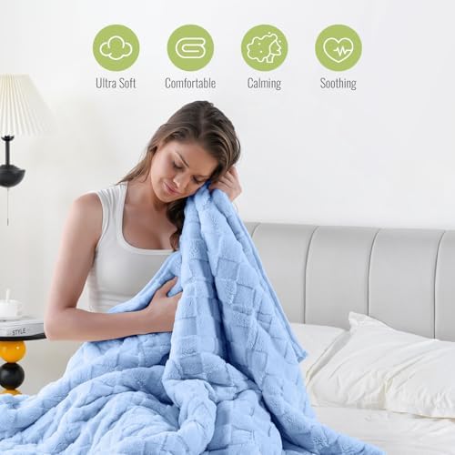 Uttermara Weighted Blankets for Adults Queen Size, 20lbs 60x80 inches - Image 4