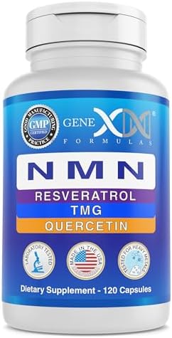 Genex Formulas NMN 1000mg 4-in-1 with TMG, Quercetin and Resveratrol by GenexFormulas
