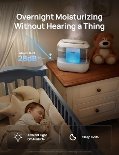 DREO 4L Humidifiers for Bedroom, 36H Runtime, 28 dB Quiet, HM311 - Image 5