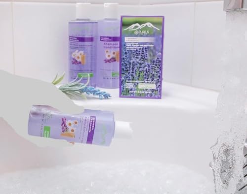 Lavender Spa Gift Basket for Birthday Gifts for Women, Beauty Basket Home Spa Basket 20 pc Set Includes Body Lotion, Bath Bombs & More! Spa Gifts for Her - Image 5
