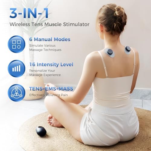 KingPavonini Wireless TENS Unit Muscle Stimulator, Pain Relief, Model U8PRO - Image 5