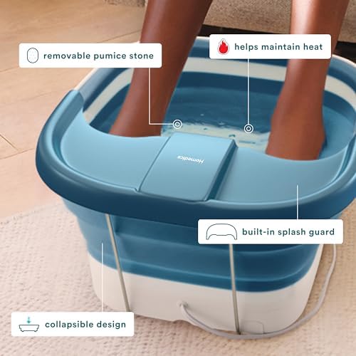 Homedics Smart Space Collapsible Foot Spa, Heat-Maintaining - Image 4