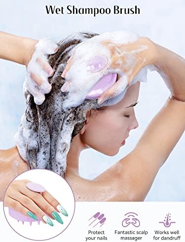 HEETA Scalp Massager Hair Growth Scrubber for Dandruff Removal Hair Care - Image 3