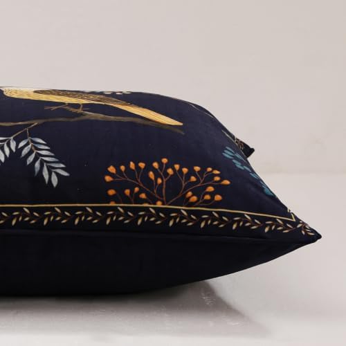 patdrea French Velvet Throw Pillow Cover,Set of 2,22"x22"-Doodle B - Image 4