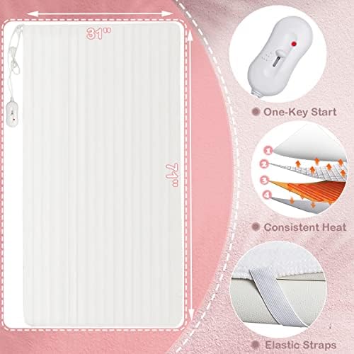 WELLHUT Massage Table Warmer, Heated Mattress Pad w/ 3 Heat Settings, Overheat Protection, Machine Washable Electric Bed Warmer, Heating Pads for Home Spa Salon - Image 4