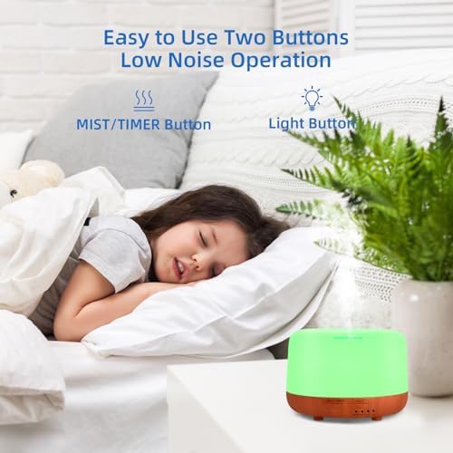 SPLITSKY 300ml Aromatherapy Diffuser with Remote Control and Auto Shut-Off - Image 5