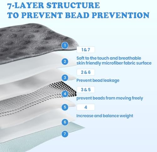 Weighted Blanket - 2 lbs Grey Minky Heavy Blanket, 36"x48", Small Size Breathable Lap Blanket - Image 4